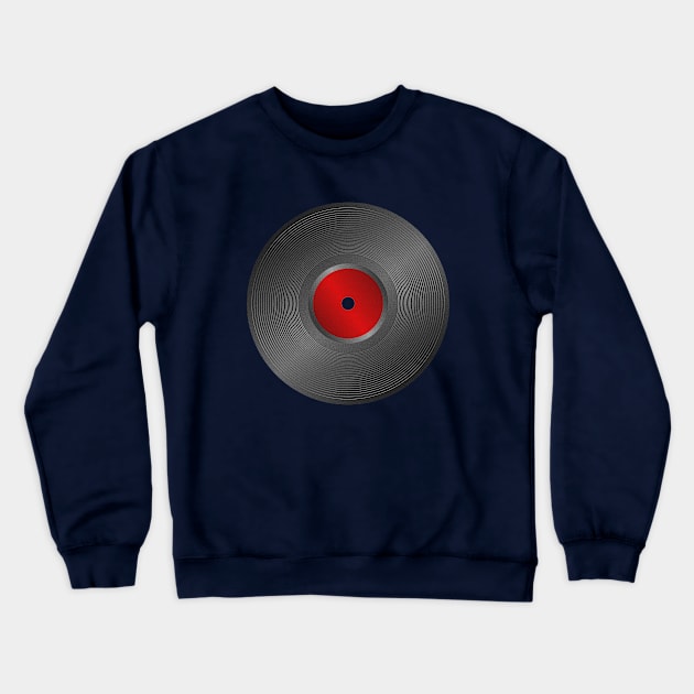 Record Crewneck Sweatshirt by whatwemade